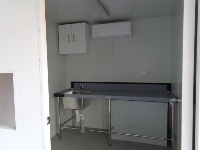 20GP Kitchen Office Modified Shipping Container Interior 1