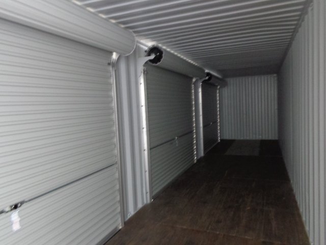 40ft High Cube with 3 Roller Doors1
