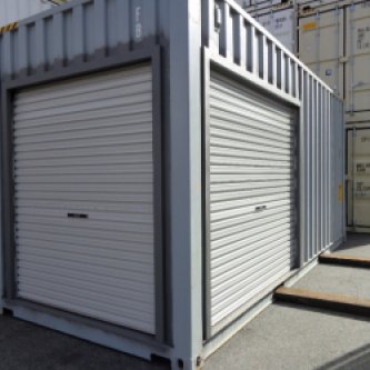 Modified 20' High Cube with Roller Doors
