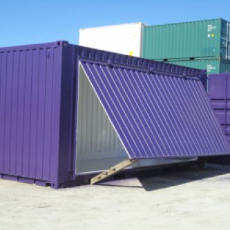 20' Open Side Container - Purple