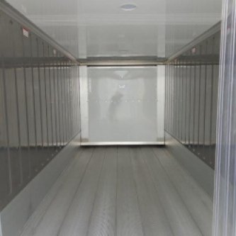 20ft New Build Refrigerated Shipping Container - internal view