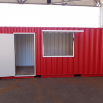 20ft Modified Tool Storage Shipping Container External View