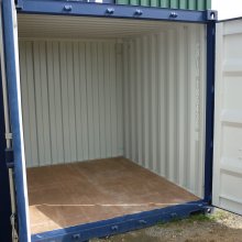 10 Foot Container, Doors open