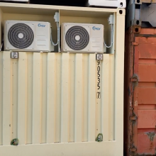 two reverse cycle air-conditioners