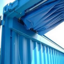Open Top Container Pull Back Curtain