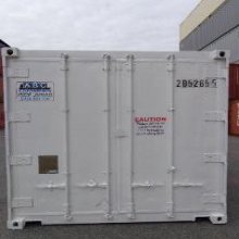 Refrigerated Shipping container partitioned into Freezer / Chiller - external view