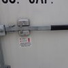 20ft New Build Refrigerated Shipping Container - external door lock